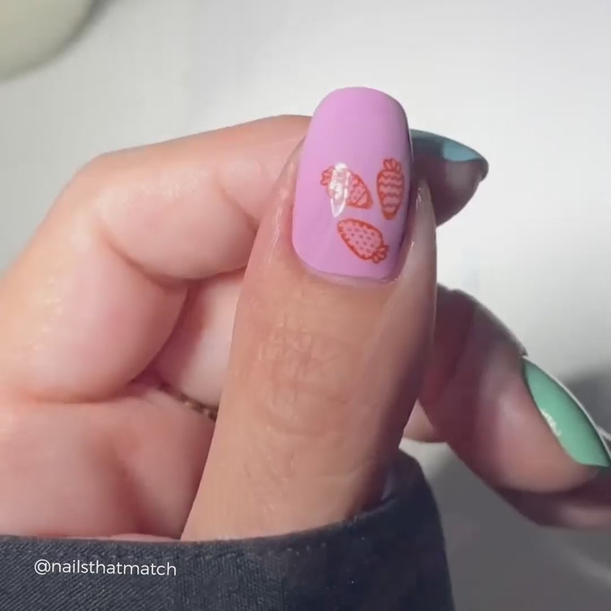 Carrot Patch (M465) - Nail Stamping Plate