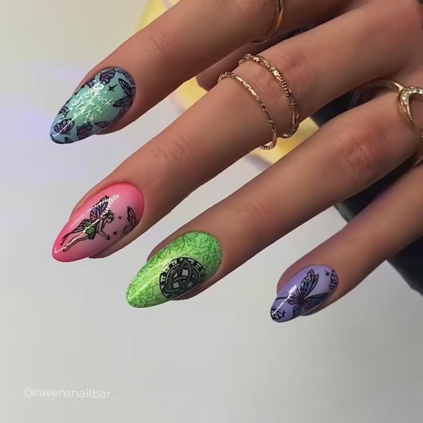 Fairy Circle (M574) - Nail Stamping Plate