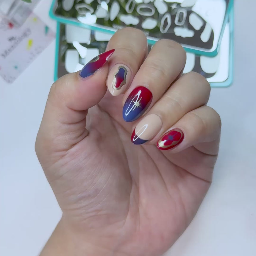 Framed Elegance (M643) - Nail Stamping Plate