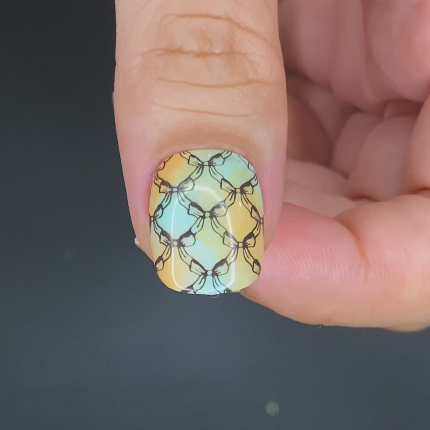 Bows & Ribbons (M453) - Nail Stamping Plate