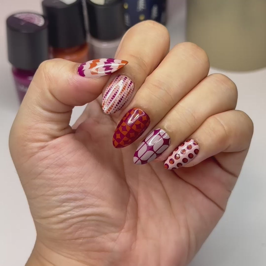 Alt Aesthetic (M640) - Nail Stamping Plate