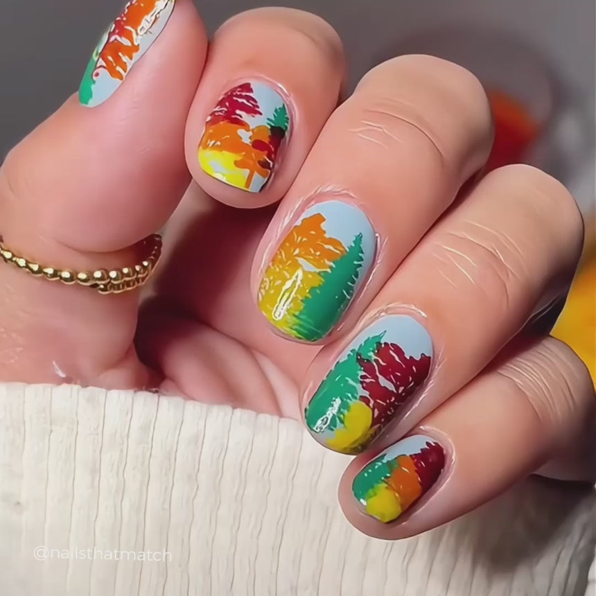 Mystic Woods: Mystical Scenes/Sky + Sea (m131) - Nail Stamping Plate