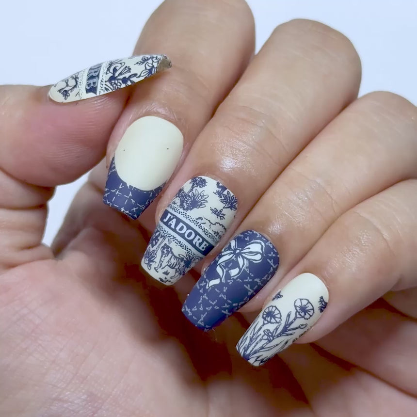 J'adore La Mode (M725) - Nail Stamping Plate