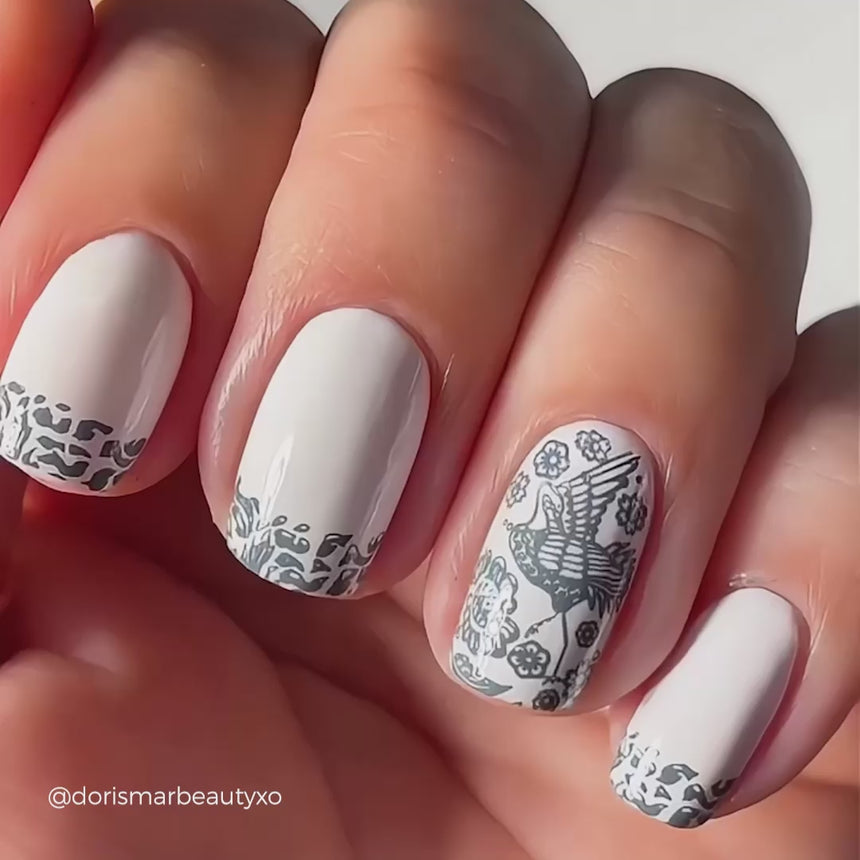Porcelain: Chinese Ceramic Nail Stamping Starter Kit