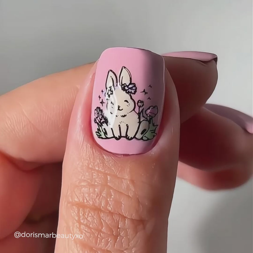 Hunny Buns (M567) - Nail Stamping Plate