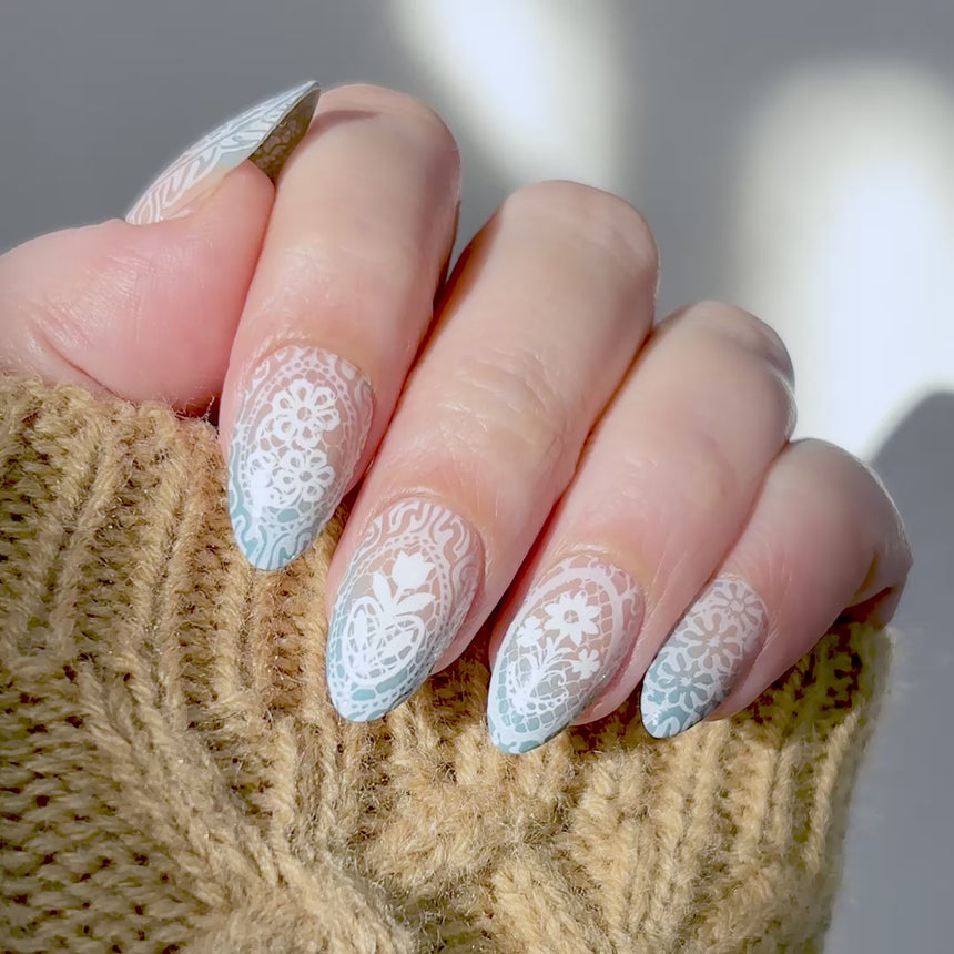 Heritage Lace (M687) - Nail Stamping Plate