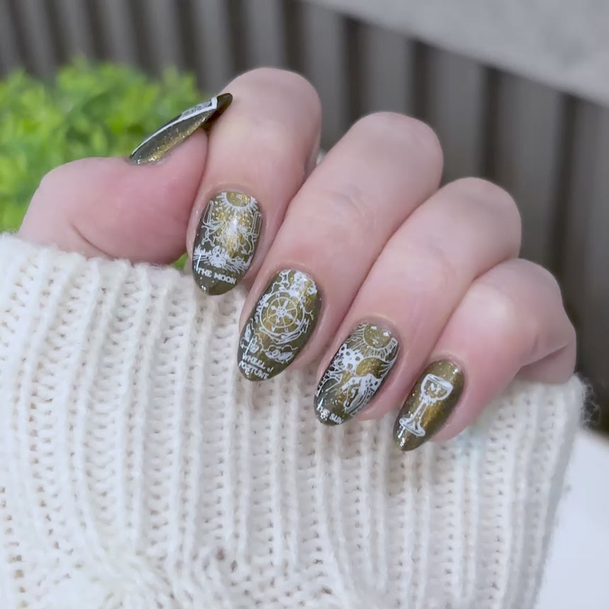 Cards of Fate (M716) - Nail Stamping Plate