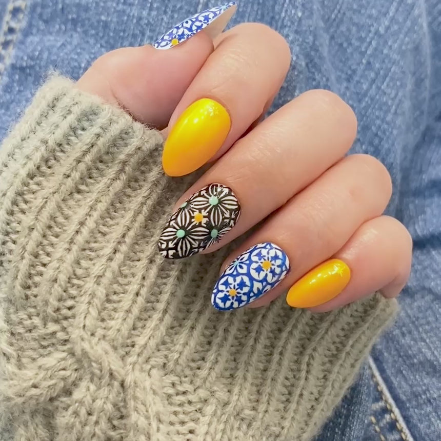 Geometric Mosaics (M656) - Nail Stamping Plate