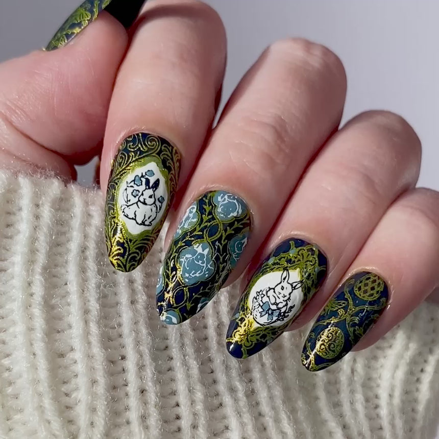Heirloom Eggs (M682) - Nail Stamping Plate