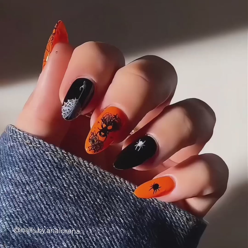 Black Widow (M316) - Nail Stamping Plate