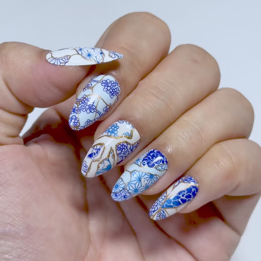 Broken and Beautiful (M679) - Nail Stamping Plate