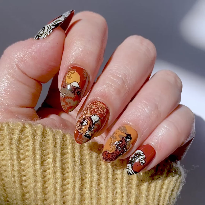 Floating Dreams (M684) - Nail Stamping Plate