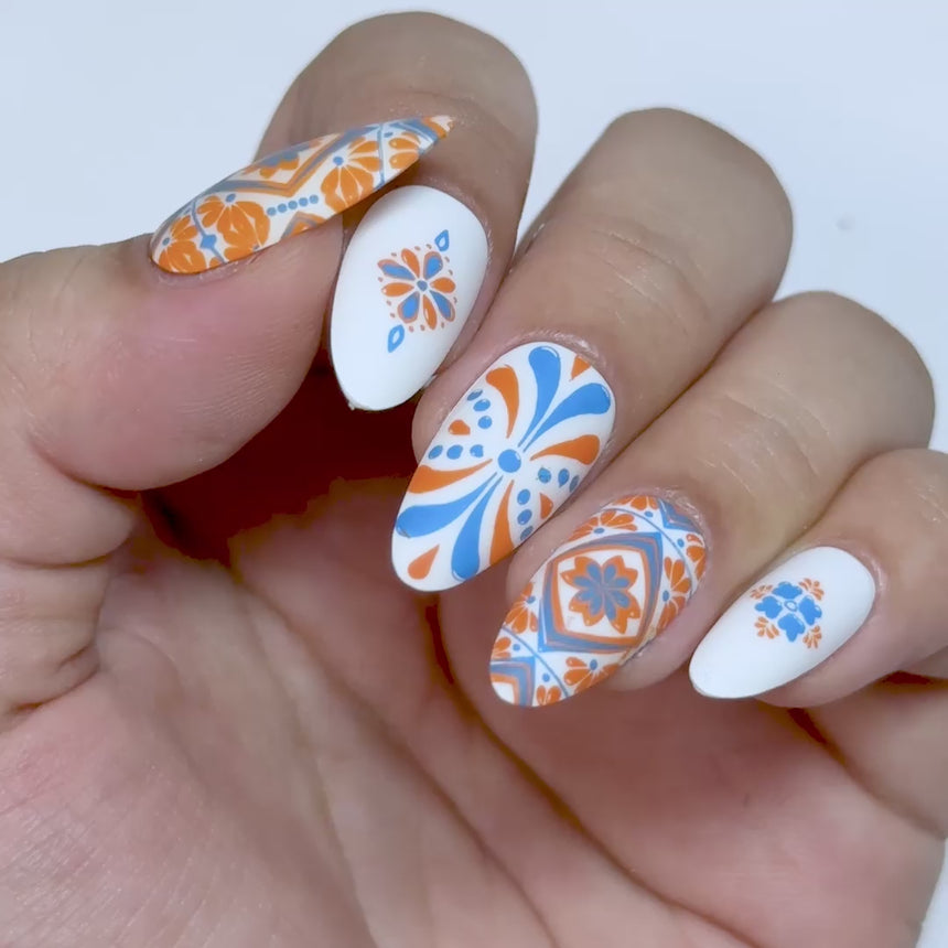 Villa Mosaic (M696) - Nail Stamping Plate