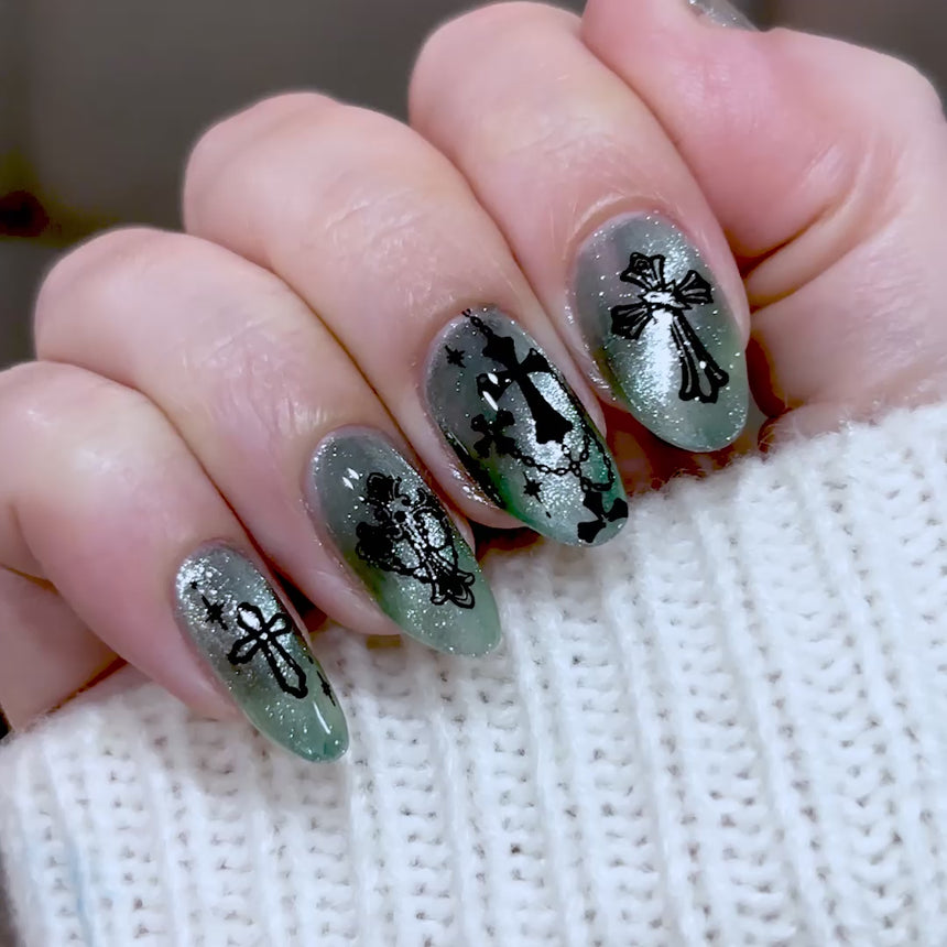 Gothica (M729) - Nail Stamping Plate