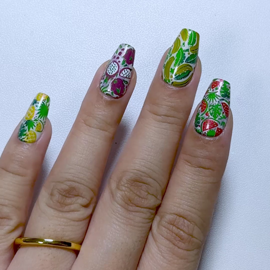 Fruta Fresca (M710) - Nail Stamping Plate