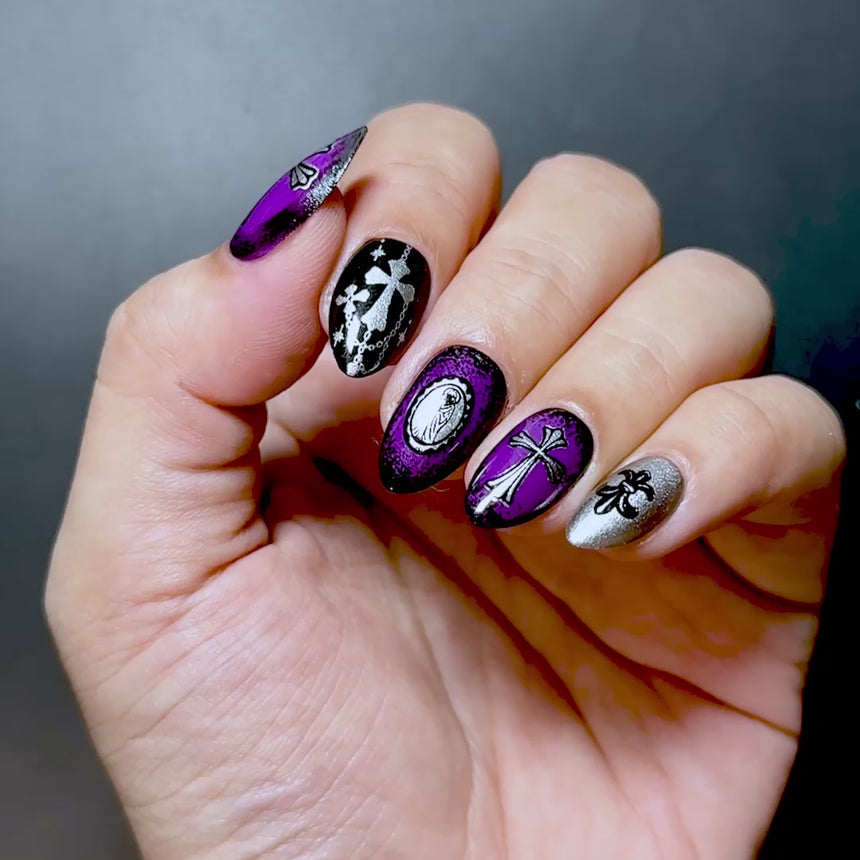 Gothica (M729) - Nail Stamping Plate