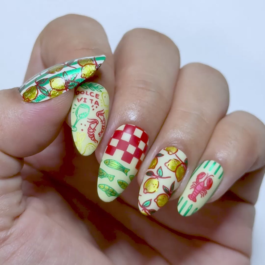 La Dolce Vita: Sotto Un Albero (MXM179) - Nail Stamping Plate