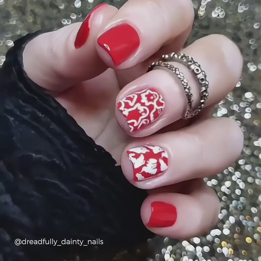 Halloween: Ghosted (m056) - Nail Stamping Plate