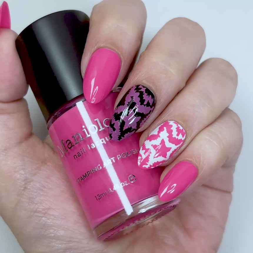 Glow Wave (B585) - Coral Creme Stamping Polish