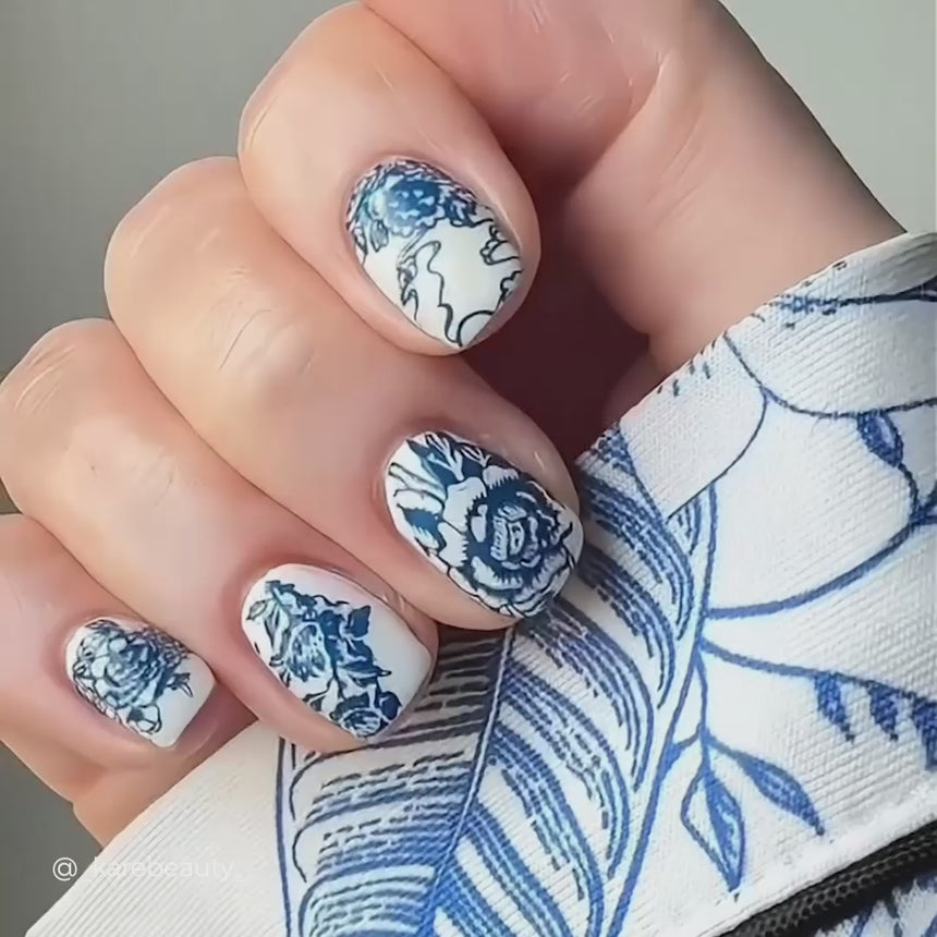 Porcelain: Chinese Ceramic Nail Stamping Starter Kit