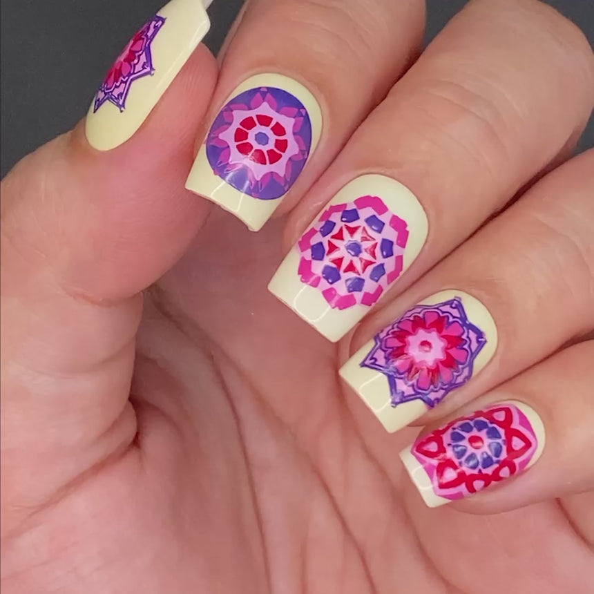 Kaleidoscope (M456) - Nail Stamping Plate
