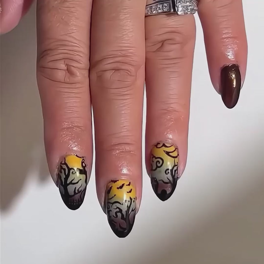 Fall Occasions: Playful Pumpkins (m254) - Nail Stamping Plate