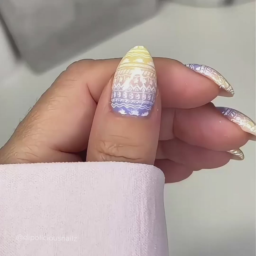 Bunny Bliss (M562) - Nail Stamping Plate