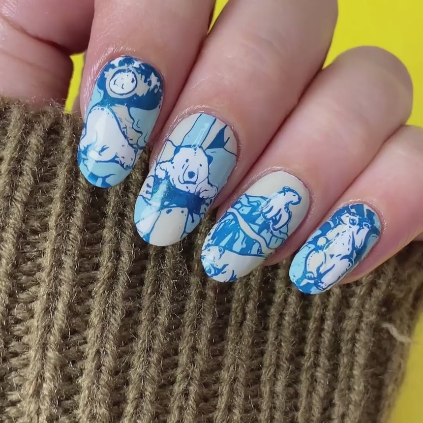 Polar Bears (M537) - Nail Stamping Plate