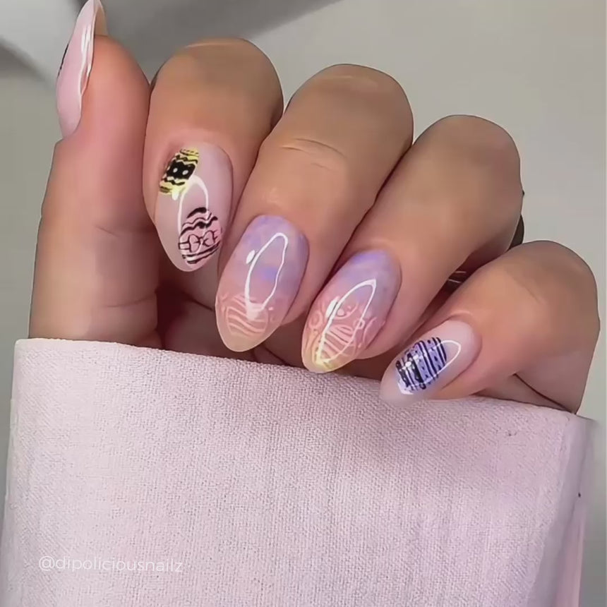 Bunny Bliss (M562) - Nail Stamping Plate