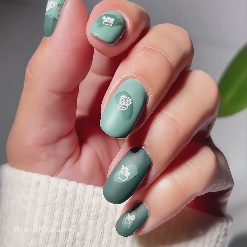 CYO Design Contest: Wave Your Palms (m095) - Nail Stamping Plate