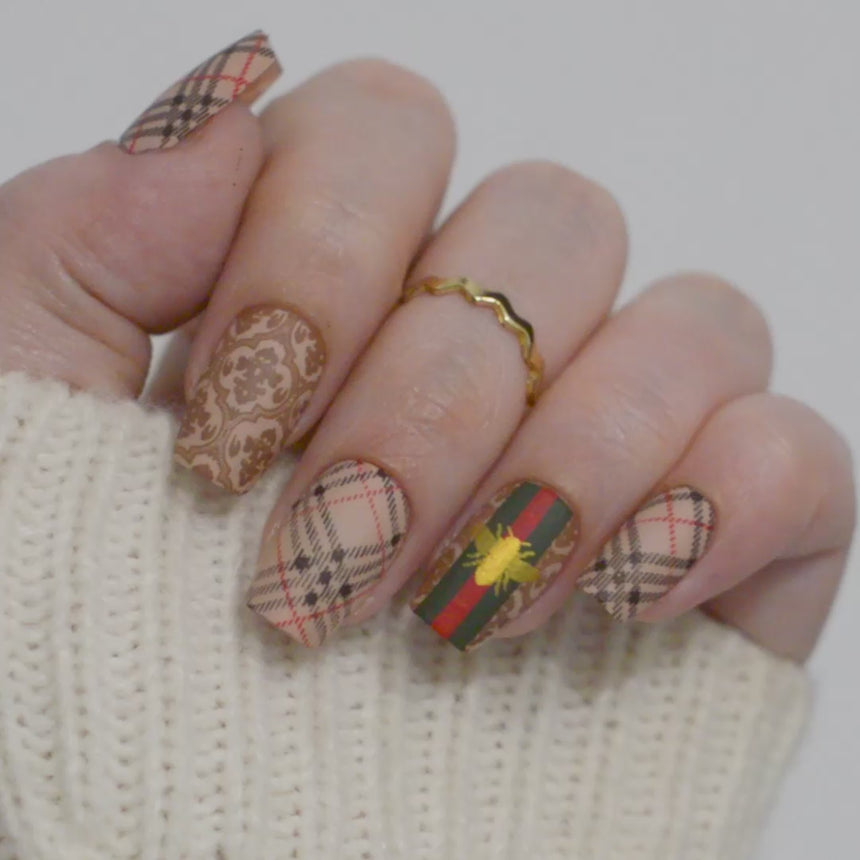 Life of Luxury (M649) - Nail Stamping Plate