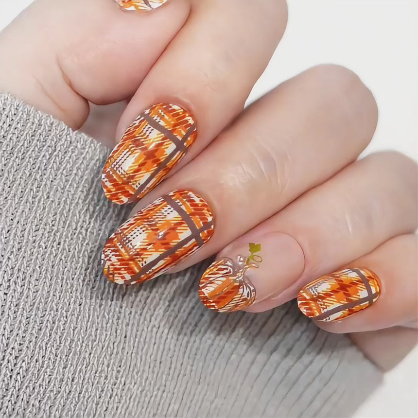Pumpkin Patch (M520) - Nail Stamping Plate