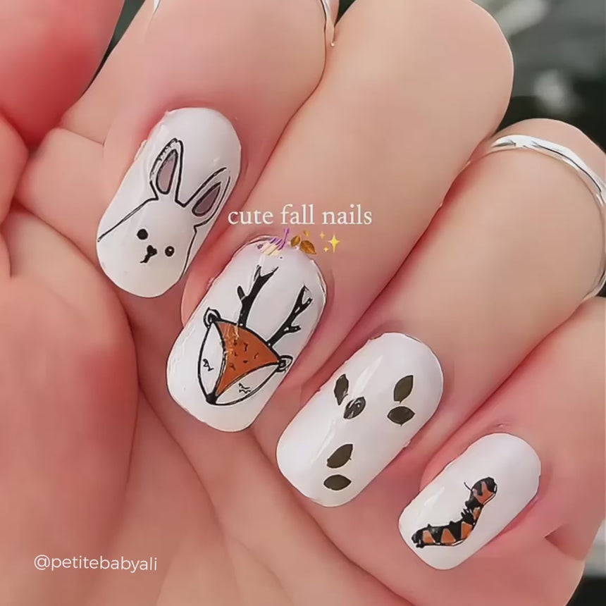 Hide & Seek (M497) - Nail Stamping Plate