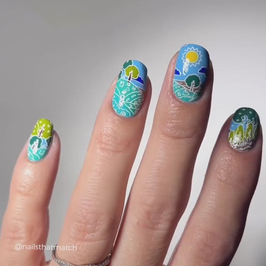 Carrot Patch (M465) - Nail Stamping Plate