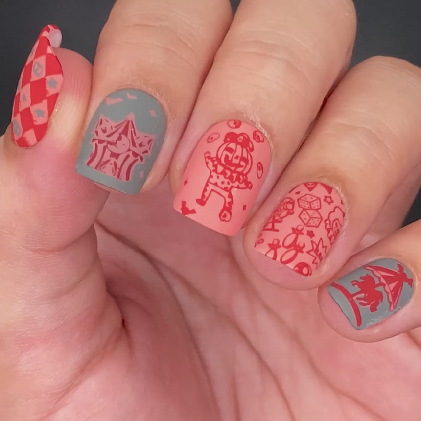 The Greatest Show (M408) - Nail Stamping Plate