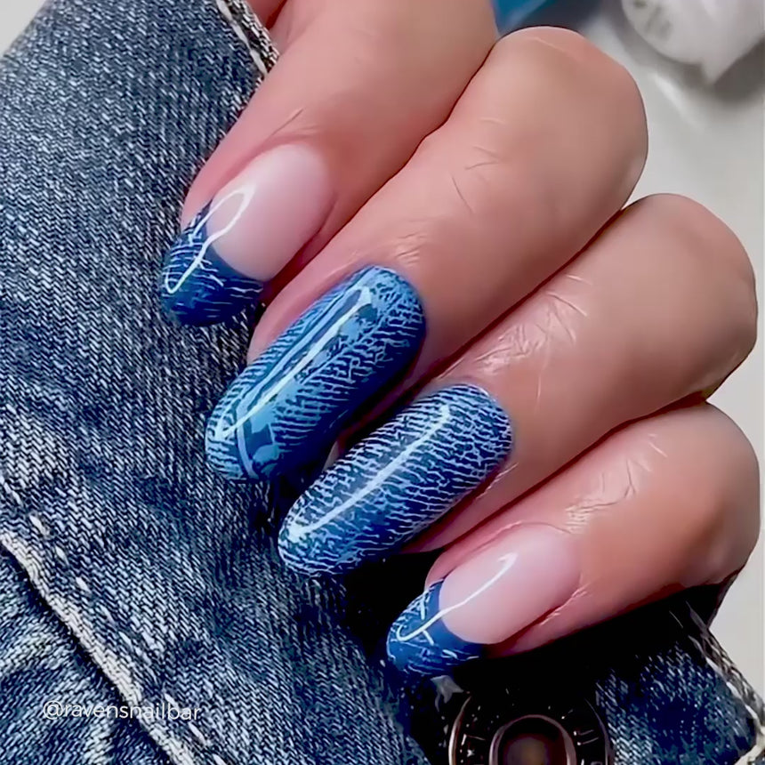 Cute Jeans (M631) - Nail Stamping Plate