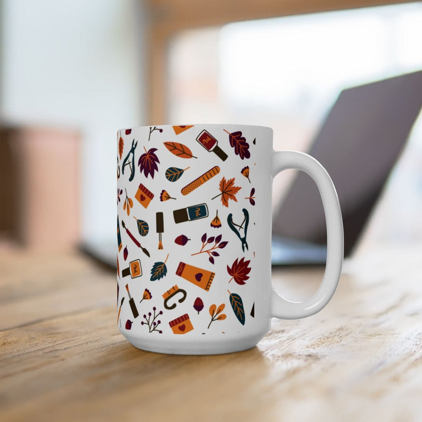 A Manicured Fall Ceramic Coffee Mug 15oz
