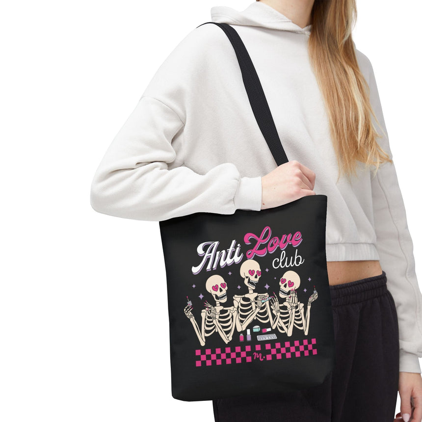 Anti Love Club Black Tote Bag