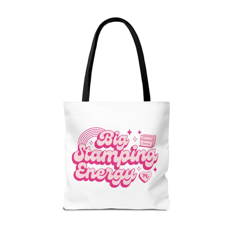 Big Stamping Energy Tote Bag