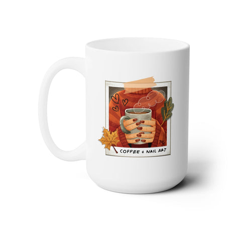 Coffee and Chill Ceramic Coffee Mug 15oz