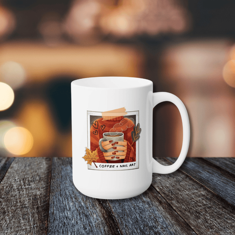 Coffee and Chill Ceramic Coffee Mug 15oz