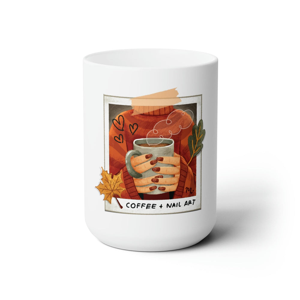 Coffee and Chill Ceramic Coffee Mug 15oz