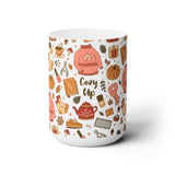 Cozy Fall Favorites Ceramic Coffee Mug 15oz