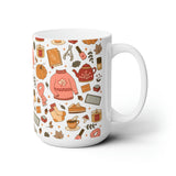Cozy Fall Favorites Ceramic Coffee Mug 15oz