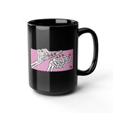 Dead But Nailed It Ceramic Coffee Black Mug 15oz