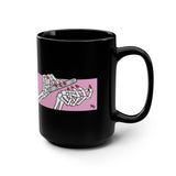 Dead But Nailed It Ceramic Coffee Black Mug 15oz