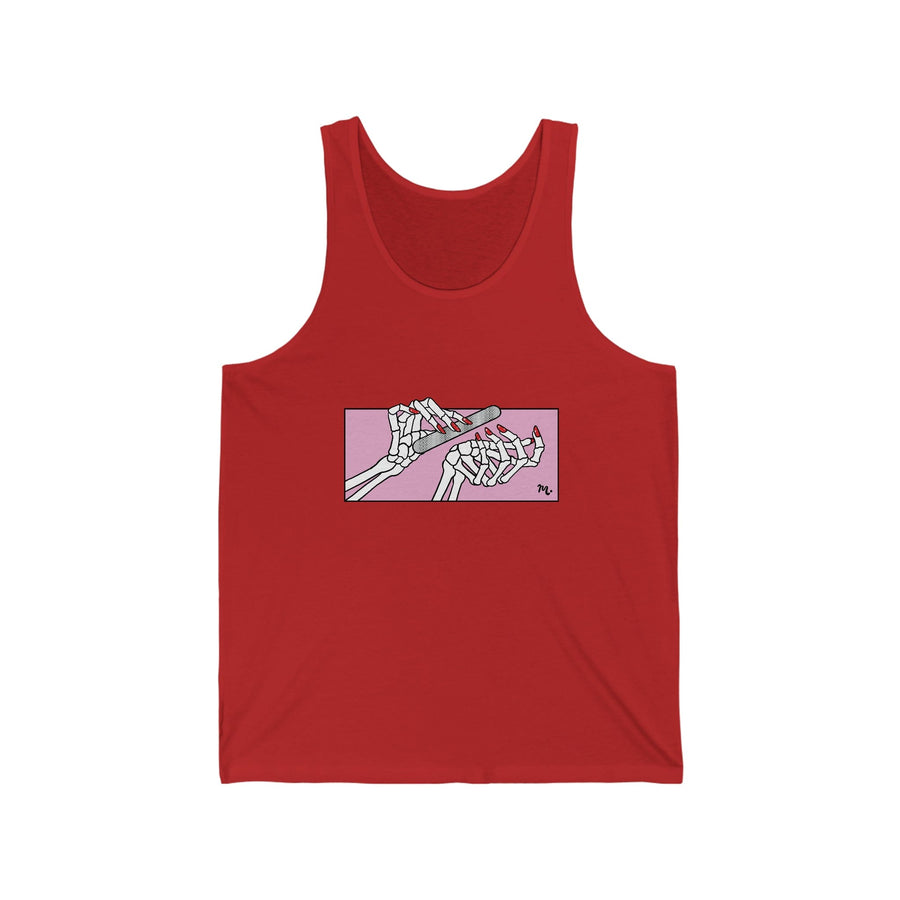Dead But Nailed It - Jersey Tank Top