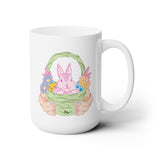 Easter Bunny Ceramic Coffee Mug 15oz