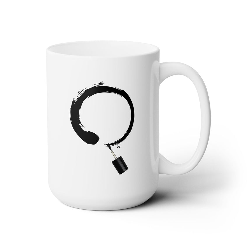 Enso Circle Ceramic Coffee Mug 15oz