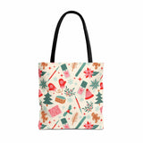 Festively Manicured Tote Bag
